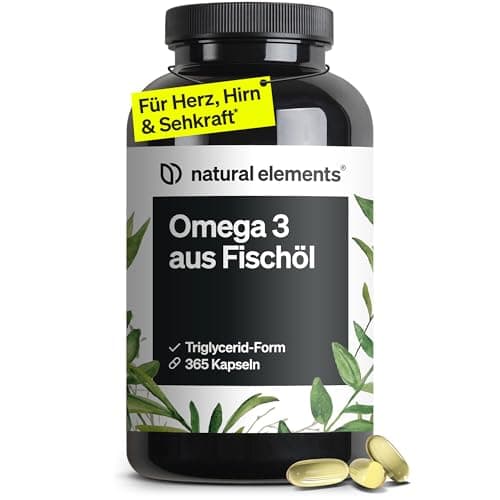natural elements Omega 3 365 Kapseln