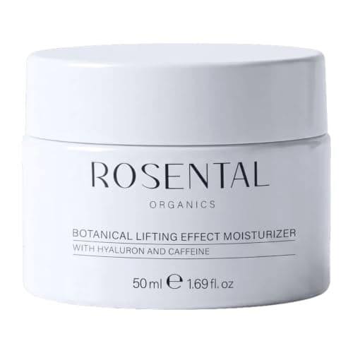 Weißer Cremetiegel Rosental Organics, 50 ml, vor weißem Hintergrund