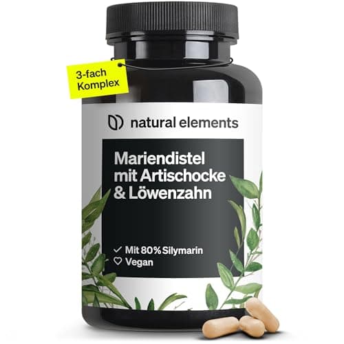 natural elements Mariendistel Artischocke Löwenzahn Komplex 120 Kapseln