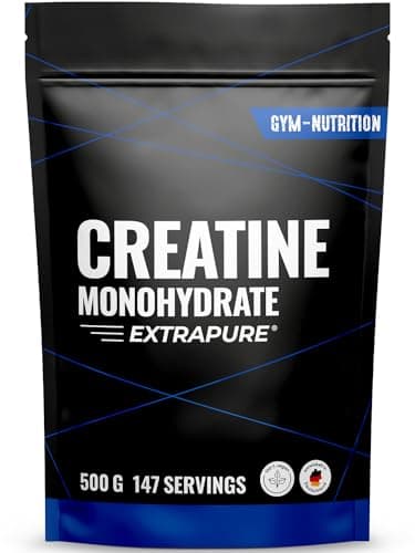 Creatin Monohydrat Pulver 500g - Kreatin Monohydrat in mikronisierter Qualität 100% vegan - Laborgeprüft
